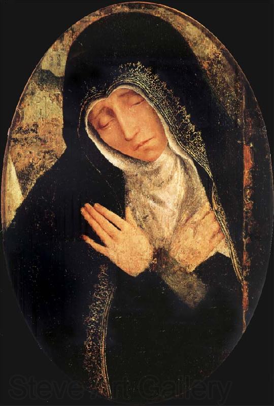 Quentin Matsys The sad Virgin Norge oil painting art